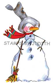 R-51 Lg. Big Hat Snowman